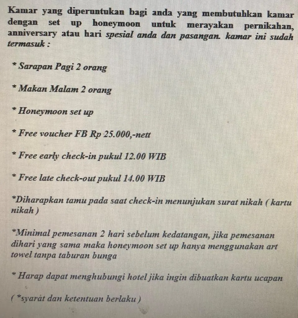 Image 5 of Balairung Hotel Jakarta